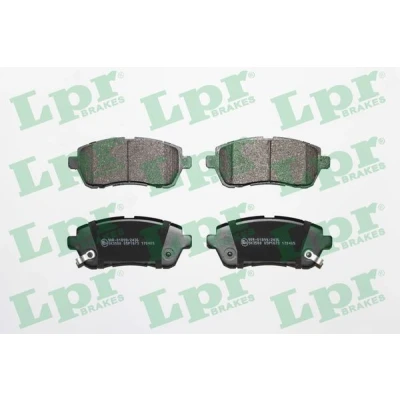 Immagine di LPR 05P1673 Kit pastiglie freno SUZUKI: SWIFT 4, Baleno II Hatchback, MAZDA: 2 Sedan, DAIHATSU: Sirion II, Materia