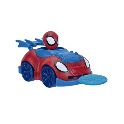 Immagine di JAZWARES Toy Partner (SNF0007) Spidey, Assortimento di 7 veicoli lancia dischi, 1 pezzo