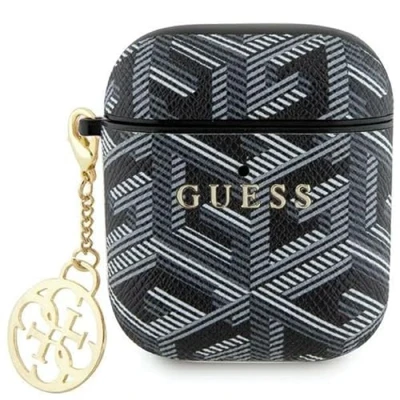 Immagine di Guess GUA2PGCE4CK Custodia per AirPods 1/2 Cover Nero GCube Charm