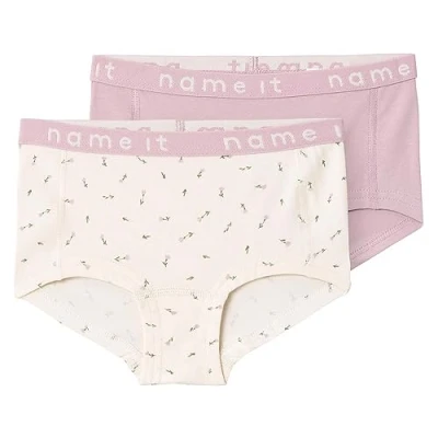 Immagine di Name IT Nkfhipster 2p Buttercream Floral Noos Slip, Bambine e Ragazze, Buttercream, 122 128