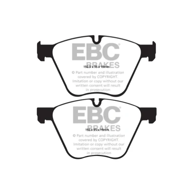 Immagine di Set di pastiglie freno, freno a disco EBC DP42007R