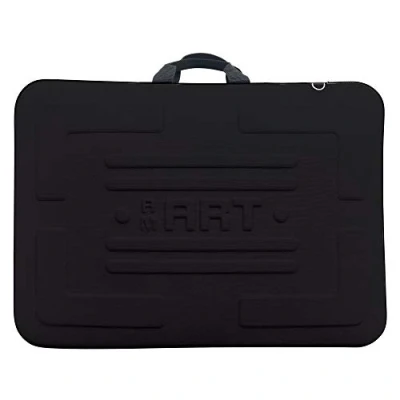 Immagine di Artcare 15221090 Borsa in Materiale Sintetico, 51 x 5,5 37,5 cm, Formato A3, AM Art, Nero