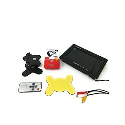 Immagine di MONITOR LCD 7&quot; POLLICI TFT CON TELECOMANDO PER AUTO MACCHINA CASA CAMPER TVCC …