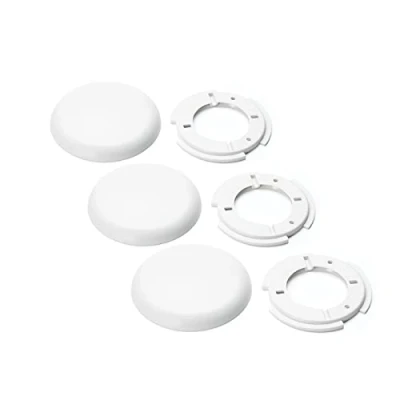 Immagine di Copertura extra piatta, 3 pezzi, scatola di distribuzione in PVC, colore bianco, a baldacchino