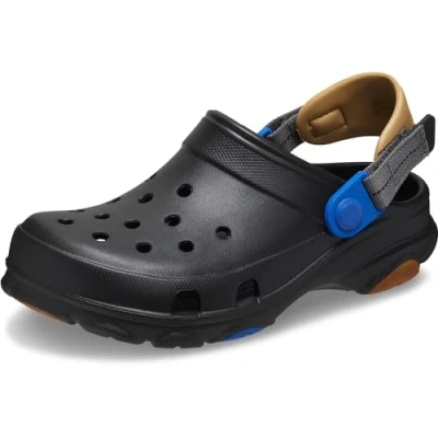 Immagine di Crocs Classic all Terrain Clog K Zoccoli, Unisex Bambini e Ragazzi, Nero (Black Gum), 30/31 EU
