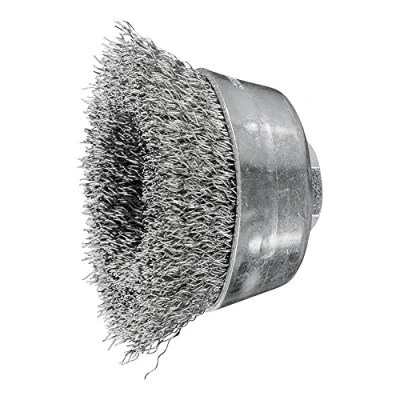 Immagine di PFERD Spazzola a tazza non zopft TBU Ø 60 mm M14 filo in acciaio inox 0,30 per smerigliatrice angolare 43468905 1 pz.
