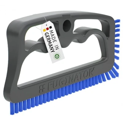 Immagine di FUGINATOR® spazzola per fughe grigio/blu la pulizia delle in bagno, WC, cucina di piastrelle pareti e pavimenti, comoda