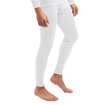 Immagine di MT Pantaloncini da sci e termici uomo Thermo Light, biancheria intima calda con interno morbido, bianco, L