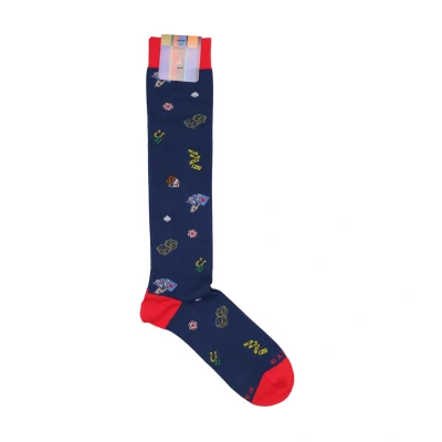 Immagine di Gallo WITH CARD AND DICE Motif Calzettoni, Uomo, Taglia: One Size, Inglese
