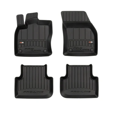 Immagine di FROGUM 3D407343 Set tappetino Gomma anteriore e posteriore 4 nero Su misura VOLKSWAGEN: Tiguan II