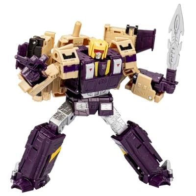 Immagine di Transformers Legacy Evolution Leader Action Figure di Blitzwing da 17,5 cm