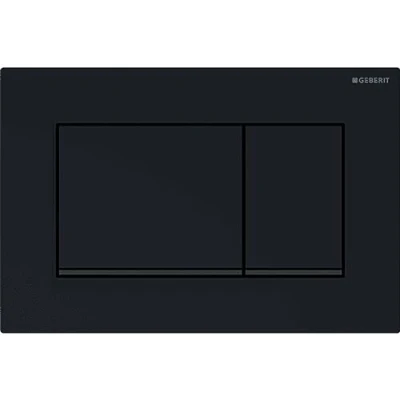 Immagine di Geberit Sigma30 115.883.DW.1 Placca di comando, Per doppio scarico, Nero intenso Lucido