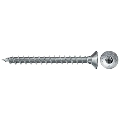 Immagine di Fischer Power Fast II 670006 Viti per truciolare 3 mm 20 Interno Esagonale rotondo, multidentato, TX, Torx, Impronta T Acciaio galvanizzato zinco