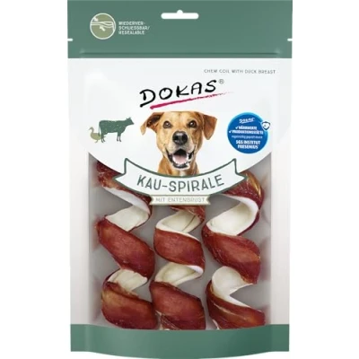 Immagine di Dokas Spirale da masticare con paperella, 3 pezzi (8 x 110 g)