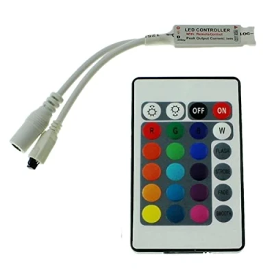 Immagine di Mini RGB LED 24Key Controllore 12V 72W RGB; 4 Pin plug + play