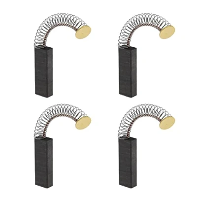 Immagine di eMagTech 2 Paia Di Spazzole Carbone Per Motore Aspirapolvere Parte Ricambio Auto Stop 6x10x28mm Compatibile con Vorwerk Accessori Elettroutensili Tiger 250 251 252