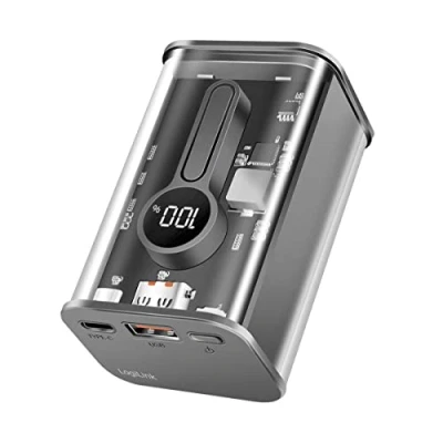 Immagine di LogiLink PA0306 Pacco batteria 10000 mAh Li Ion Trasparente