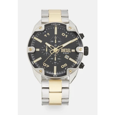 Immagine di Diesel Spiked Cronografo silvercoloured, Uomo, Taglia: One Size, Silver coloured