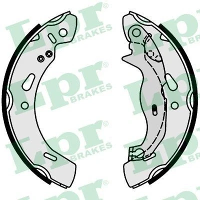 Immagine di LPR 01004 Ganasce Freno 200 32 FORD: FIESTA 6, 6 Van, KA+ Hatchback