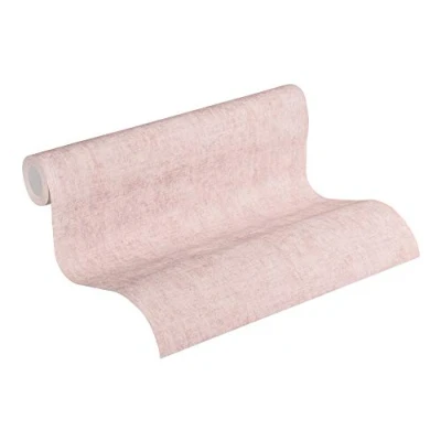 Immagine di Carta da parati Unita New Walls Cosy &amp; Relax A.S. Création tessuto non 10.05 m x 0.53 Rosa Prodotto in Germania 374232 37423 2