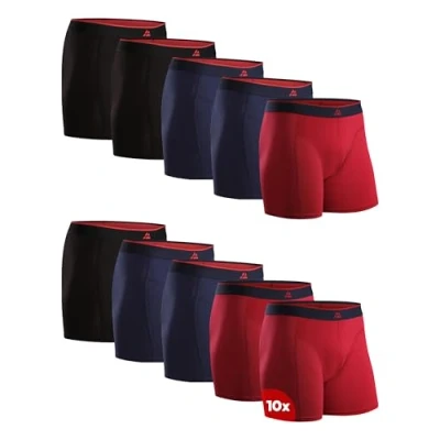Immagine di Danish Endurance 10 ER PACK Culotte, Uomo, Taglia: Large, Navy black red