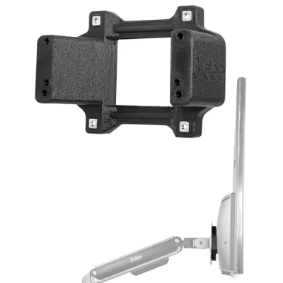 Immagine di 3IDEE Adattatore VESA compatibile con monitor HP 32s, set di viti, 75 x mm