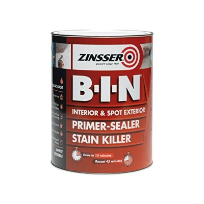 Immagine di Zinsser ZINBIN500 500 ml B.I.N Primer Sealer Stain Killer Paint /
