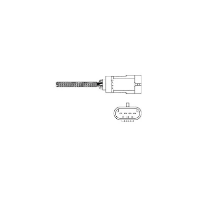 Immagine di DELPHI ES20310 12B1 Sonda lambda planare, riscaldato RENAULT: CLIO 2, Kangoo I, SCENIC 2