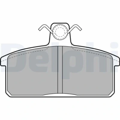 Immagine di DELPHI LP1201 Kit pastiglie freno Non predisposto per contatto segnalazione usura con lamierino anticigolío accessori SUZUKI: Samurai SUV