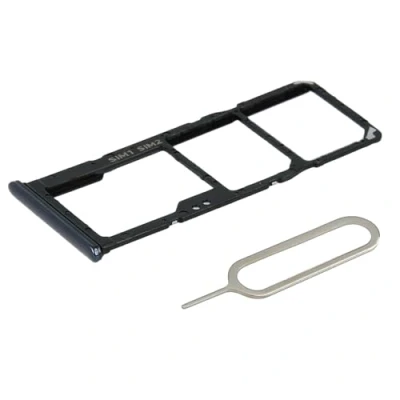 Immagine di MMOBIEL Doppio Vassoio Carta SIM Compatibile con Samsung Galaxy A70 2019 Porta Scheda Incl il pin della Nero