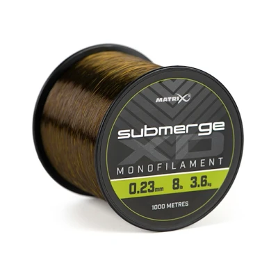 Immagine di Lenza Monofilamento in Nylon Matrix Submerge XD (1000m) 0,23mm 3,6kg Monofilo da pesca