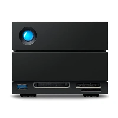 Immagine di LaCie 2big Dock 16 TB Array di hard disk Thunderbolt 4, DisplayPort, USB 3.2 Gen 2 (USB 3.1) Nero STLG16000400