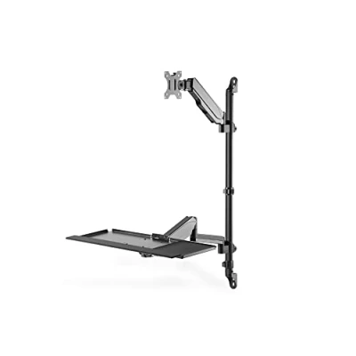 Immagine di Digitus DA 90372 1 pezzo Supporto a muro per monitor 43,2 cm (17) 81,3 (32) Regolabile in altezza, girevole, Inclinabile, Inclinabile +