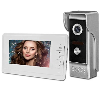 Immagine di OBO HANDS Video Citofono Campanello 7&#039;&#039;TFT LCD Cablato Kit di Videocitofono per la Casa Monitor Indoor 700TVL Telecamera Esterni IR Supporto Sbloccare(1 Camera 1 Monitor)