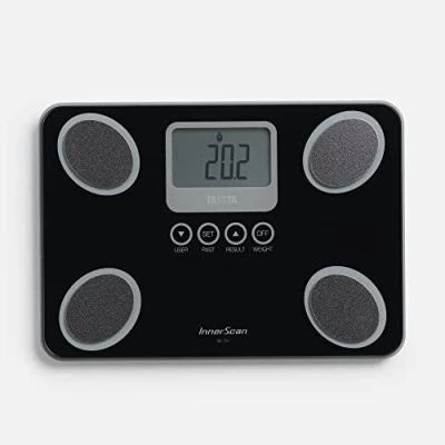 Immagine di TANITA BC 731 Monitor della Composizione Corporea Innerscan Compatto, in Vetro Display LCD, di Facile Lettura, 10 Misurazioni, Nero