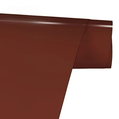 Immagine di Vinile a trasferimento termico, film termoadesivo in tessuto 30,5 cm x 3 m, per plotter (Marrone)