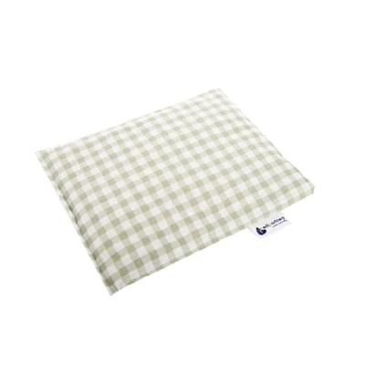 Immagine di Medi Partners Cuscino termico con noccioli di ciliegia grande 500g rettangolare 20x25cm 100% cotone per terapia del freddo e calore