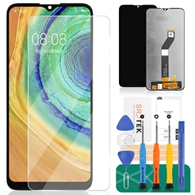 Immagine di Per Motorola Moto G8 Power Lite XT2055 LCD Screen Sostituzione Digitizer Kit di Assemblaggio, Pellicola Temperata, colla e strumenti Nero.
