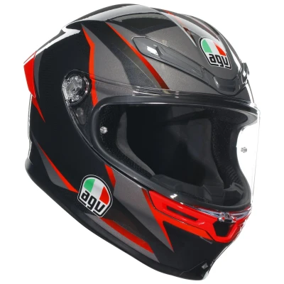 Immagine di AGV K6 S E2206 MPLK SLASHCUT BLACK/GREY/RED