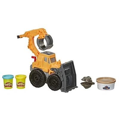 Immagine di Play Doh Wheels Escavatore Deluxe (Playset con Composto sabbioso Pasta da Modellare Classica)