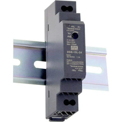 Immagine di Mean Well DDR 15G 5 Convertitore DC/DC per guida DIN V/DC 3 A 15 W Num. uscite:1 x Contenuto 1 pz.