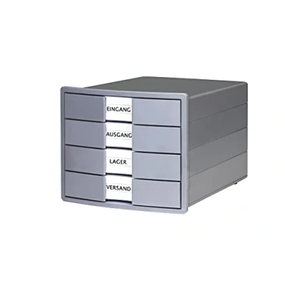 Immagine di HAN IMPULS KARMA 10128 18 Cassettiera Nero DIN A4, C4 Numero cassetti: 4