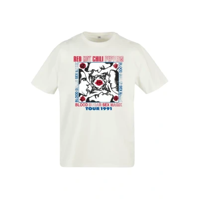 Immagine di Upscale by Mister Tee RED HOT Chilli Peppers Oversize Tshirt con stampa, Uomo, Taglia: Medium, White