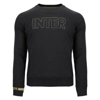 Immagine di Inter Felpa Uomo Girocollo in Cotone Stretch, Nero, XL