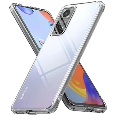 Immagine di Ringke Fusion Compatibile con Cover Xiaomi Redmi Note 11 Pro e 5G, Custodia Trasparente Sottile Retro Rigido Antiurto Paraurti TPU Clear