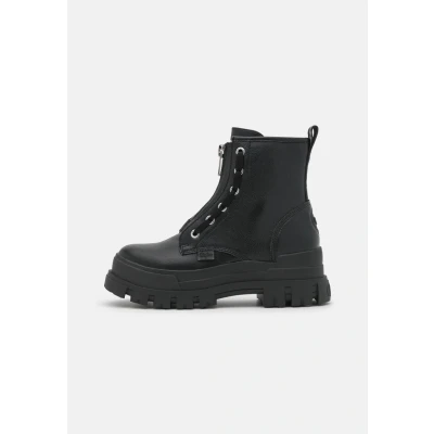 Immagine di Buffalo Vegan Aspha ZIP Stivaletti con plateau black, Donna, Taglia: 39, Black Finta pelle di alta qualità