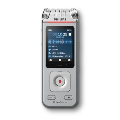 Immagine di Philips DVT4115 VoiceTracer Registratore audio con Sembly Speech toText Cloud Software