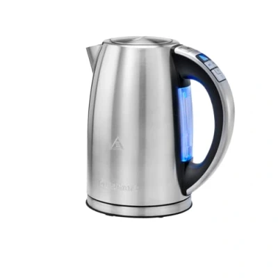 Immagine di Cuisinart Bollitore elettrico Multi Temp Jug Ebollizione rapida Senza fili Argento, finitura in acciaio inox Capacità 1,7L Temperatura regolabile Filtro lavabile rimovibile