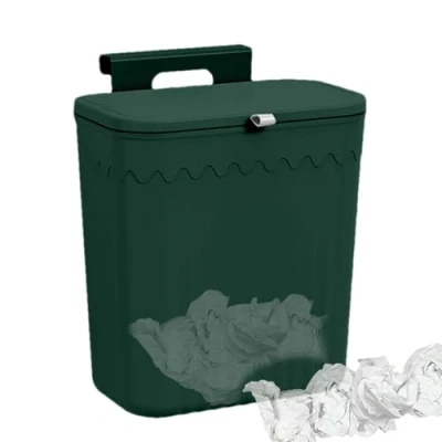Immagine di appendi il cestino della spazzatura, spazzatura piccolo Contenitore per rifiuti cucina,Contenitore bidone con coperchio,