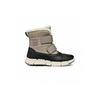 Immagine di Geox J FLEXYPER Girl B AB, Scarpone da Neve, Dk Beige/Black, 39 EU